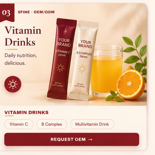 OEM Vitamin Drinks — 5FINE private label OEM/ODM