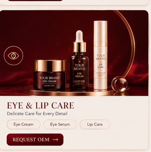 OEM Eye & Lip Care — 5FINE private label OEM/ODM