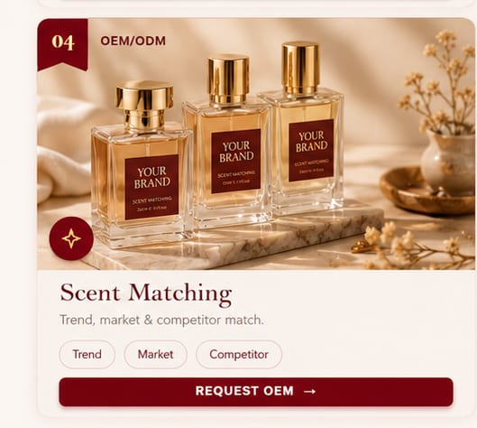 OEM Scent Matching — 5FINE private label OEM/ODM