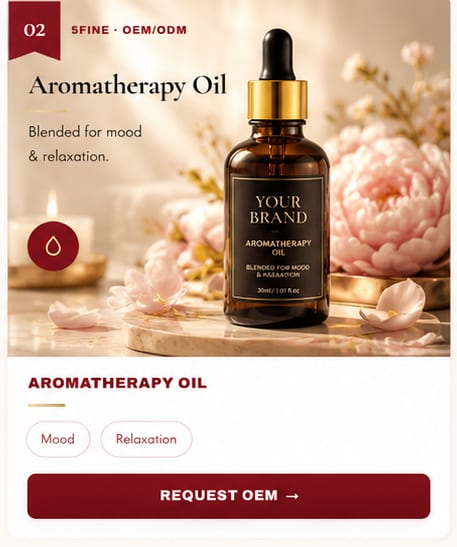 OEM Aromatherapy Oil — 5FINE private label OEM/ODM
