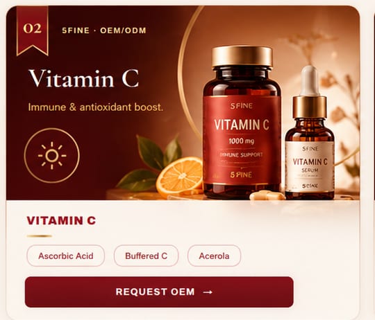 OEM Vitamin C — 5FINE private label OEM/ODM